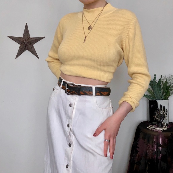 3/$20 | teal & orange pattern leather belt - Picture 4 of 6